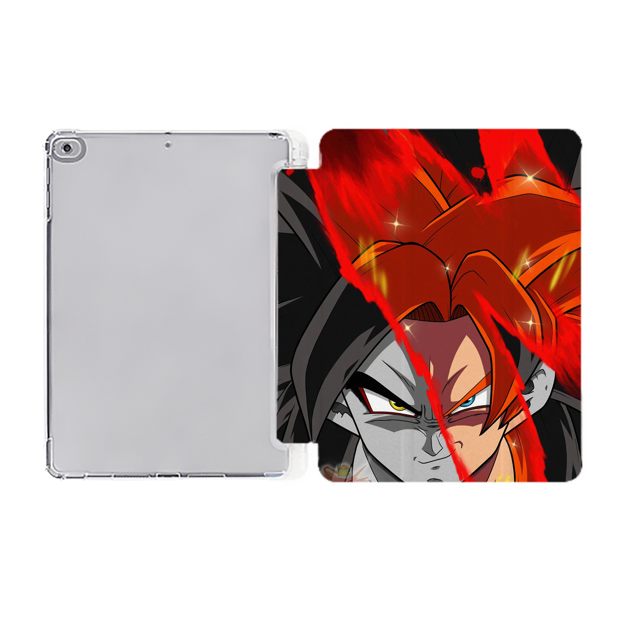 （画像用） ドラゴンボール DRAGON BALL IPad ケース ペン収納付き 三つ折りスタンド PUレザー×シリコン 対応機種9.5/10.5/10.9インチ
